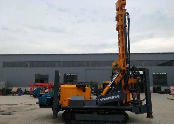 ST 350 Rig Bor Terpasang Perayap Sumur Air Besar Dengan Mesin Yuchai Tenaga Kuda Besar