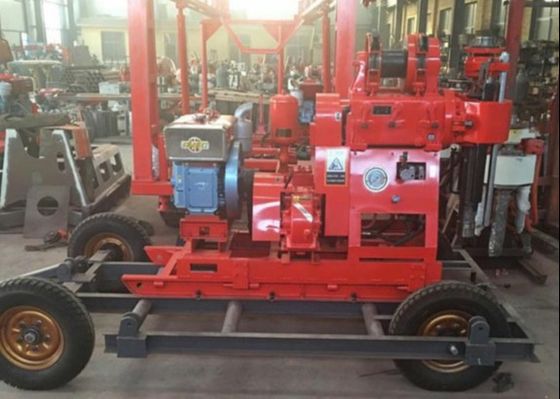 Mesin Rig Pengeboran Sumur Air Sumur Hidrolik 200m Portabel