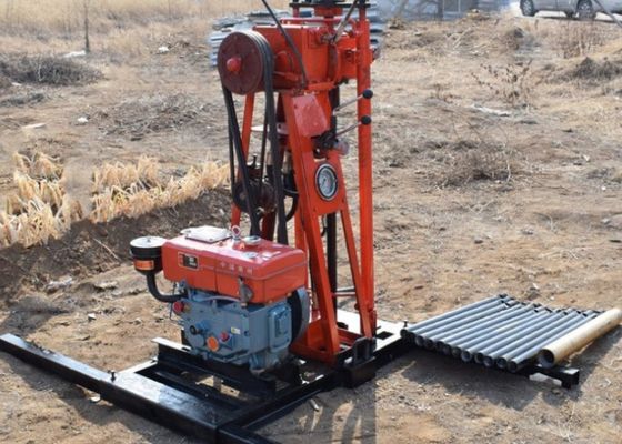 Crawler Mounted ST 50 Meter Deep Core Drilling Rig Untuk Teknik