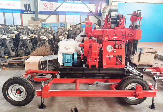 Peralatan Pengeboran Inti Dalam Hidrolik Crawler Coring 30M Otomatis
