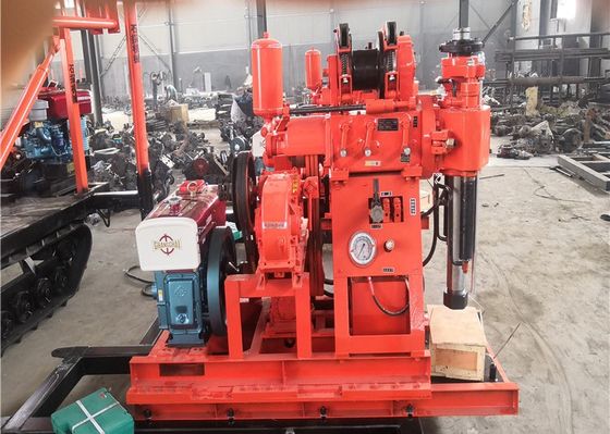 High Speed XY-1 100 Meter Geological Drilling Rig Dengan Mesin Diesel 18 HP