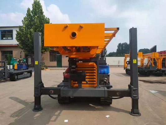 Mesin Diesel Didorong Borehole 400m Truck Mounted Water Well Drilling Rig