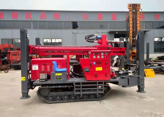 ST350 Mesin Pengeboran Lubang Crawler Besar Dengan Diameter Disesuaikan Dan Pipa 76mm