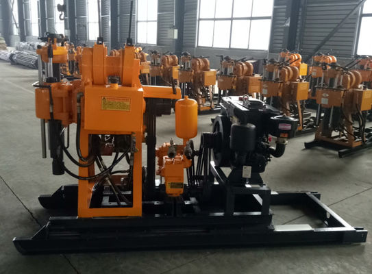 Peralatan Rig Bor Inti Bor Hidrolik 200 Meter