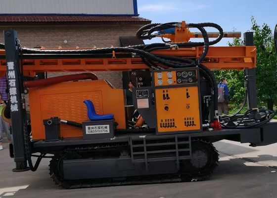 St 450 Meters Deep Crawler Mounted Drill Rig Besar untuk Sumur Air