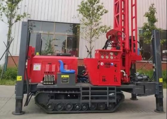 Crawler Mounted 180m Mesin Diesel Dth Pengeboran Rig