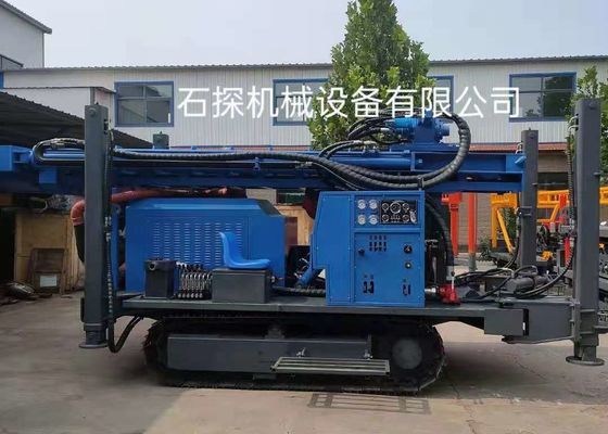 8.9t Oem 350 Meter Crawler Mounted Drill Rig Pneumatik Kecepatan Tinggi