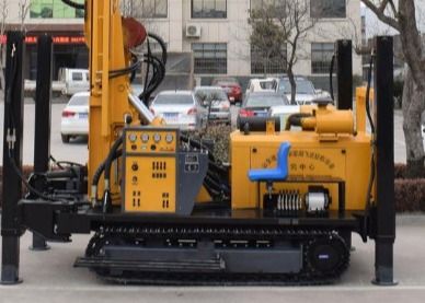 200m/ 300m kedalaman Pneumatic Water Well Drilling Rig ke Afrika Selatan