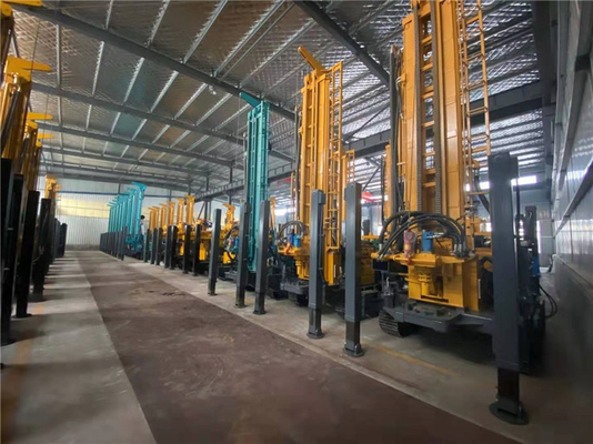 Rig Pengeboran Pneumatik Sumur Air Sumur 350M Portabel