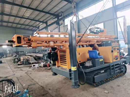Dth Portable 260m Deep Crawler Drill Rig Diameter 105mm