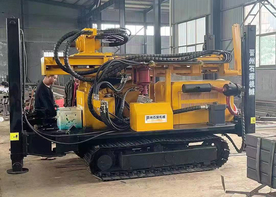 200 Meter Kedalaman Diesel Power Pneumatic Drilling Rig Portable St200 Untuk Sumur Air