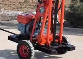 Pengujian Tanah Rig Pengeboran Teknik OEM St 50 Dengan Roda