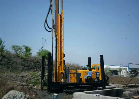 St350 Rig Pengeboran Sumur Air Tipe Crawler Hidraulik Penuh Sedalam 350m