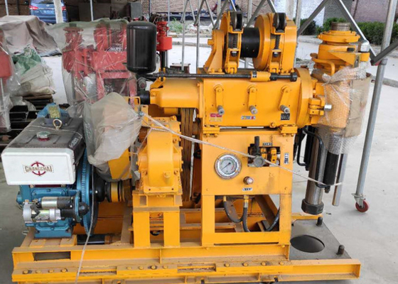 Mesin Pengeboran Sampel Tanah Kedalaman Dua Ratus Meter 220v Untuk Inti Geologi