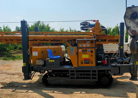 Rig Bor Crawler Lubang Bor Dalam 260m Diameter 105mm