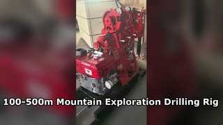 Rig Pengeboran Eksplorasi Gunung 100-500m