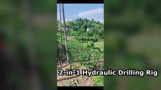 Rig Pengeboran Hidraulik 2-in-1 | Pengeboran Sumur Air & Eksplorasi Inti Geologi