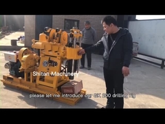 GK-200 Rig Pengeboran Geologi, Rig Pengeboran Sumur Air Hidraulik Tipe Perayap