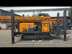 St350 Drillable 350m Pneumatic Water Well Drilling Large Steel Crawler