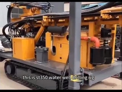 High Outriggers Pneumatic Drilling Rig Dth Rocky 350 Meters Borehole