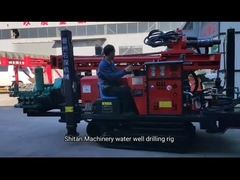 Rig Pengeboran Sumur Air Pneumatik St 180 Besar Perayap Berkecepatan Tinggi Dipasang