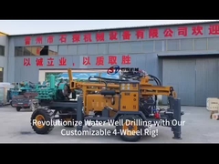 200m / 300m Deep Water Well Drilling Equipment With 3m Or 6m Tower