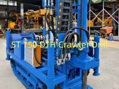 150 Meter Crawler Hydraulic Water Well Drilling Rig Untuk Pengeboran Batu