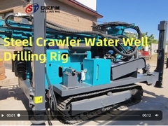 Pneumatic Drilling Rig Crawler Type Rocky Layer Hydraulic Untuk sumur air