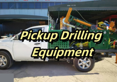 Pickup Borewell Water Drilling Rig Untuk pengeboran gunung