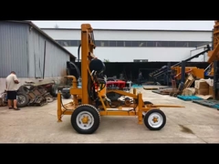 Pertanian Air sumur Bor lubang Pengeboran Peralatan Mudah Gerak 120 meter