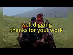 Mesin pengeboran uji inti tanah tahan lama dengan sasis jalur semua medan