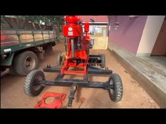 100-150 Meter Air Well Pengeboran Rig Mesin Oem Portable Hydraulic Shallow Pengeboran
