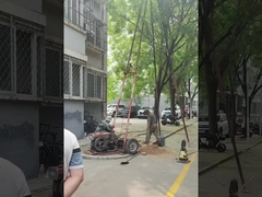 200 Meter Soil Test Mesin Pengeboran Roda Atau Crawler Dipasang Portable