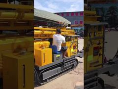 Crawler Air Well Mesin Pengeboran Pneumatik Full Hydraulic