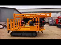 kedalaman 200m tanah uji mesin pengeboran untuk core pengeboran lubang dengan 22 HP mesin diesel