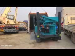 Lihat Rig Pengeboran Pneumatik Crawler 380v Kecil Untuk Demo 200m