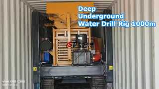 Rig Pengeboran Dalam Kompresor Hidraulik 1000m