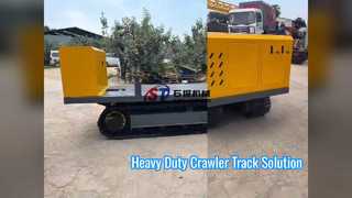 Undercarriage Track Crawler Tugas Berat untuk Rig Pengeboran