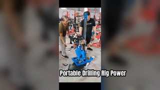 Rig Pengeboran Inti Portabel Lubang 75mm