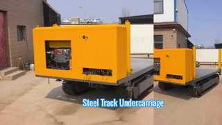 Undercarriage Track Baja Tugas Berat Untuk Rig Pengeboran