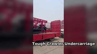 Undercarriage Perayap Karet Tugas Berat