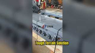 Undercarriage Perayap 3 MT Pengangkutan Mudah